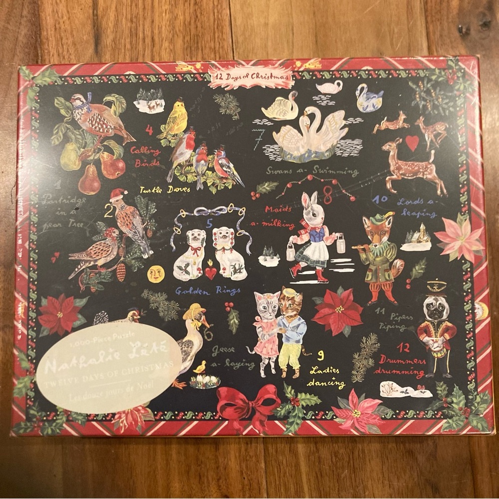Nathalie Lete Anthropologie Special Edition 13 Days of Christmas Puzzle